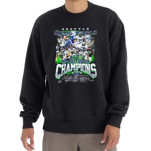 Seahawks 2025 NFC West Division Champions All Team Shirt 1