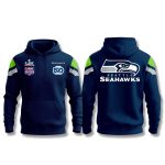 Seahawks Super Bowl LX USA 250 Patch Hoodie