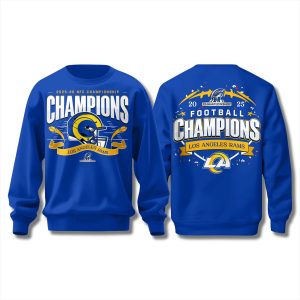 LA Rams NFC Championship Hoodie 2025 1