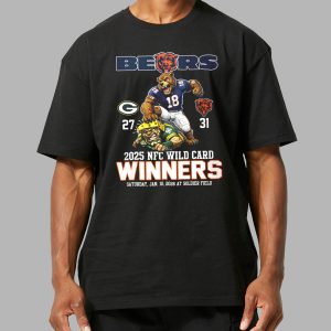 Bears Beat Packers 31 27 NFC Wild Card 2025 Shirt 10