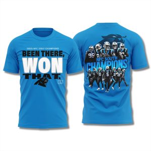 Panthers NFC South Champions Team Roster Shirt 2025 1