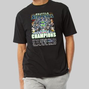 Seahawks Super Bowl LX Champions Signature Shirt 10