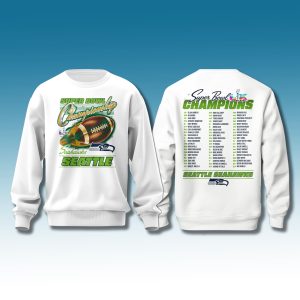 Seahawks SB LX Champions Team Roster Sweatshirt 1