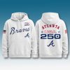 Atlanta Braves America 250 Birthday Hoodie 2