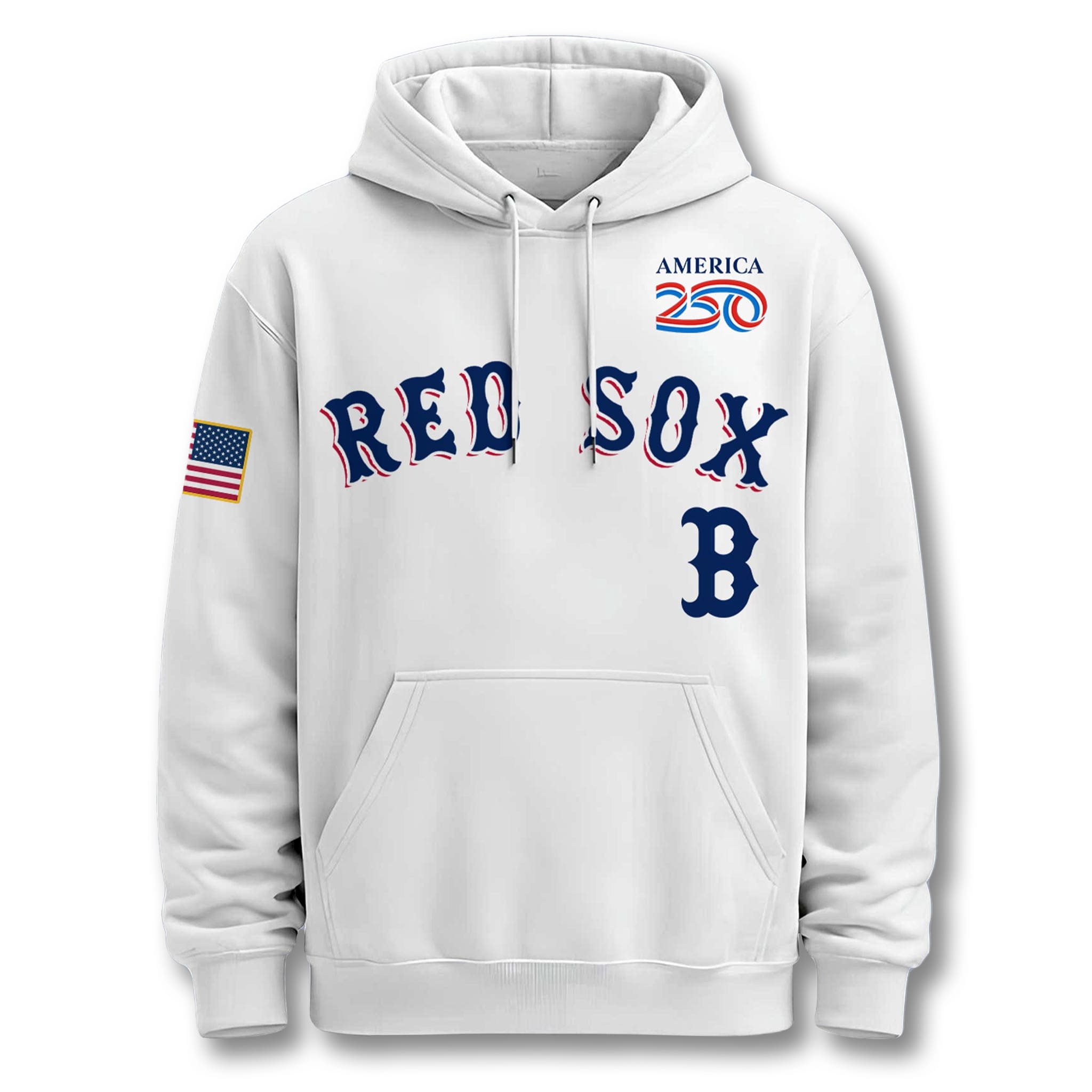 Boston Red Sox America 250 Birthday Hoodie 3 Boston Red Sox America 250 Birthday Hoodie 3