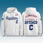 Cleveland Guardians America 250 Birthday Hoodie