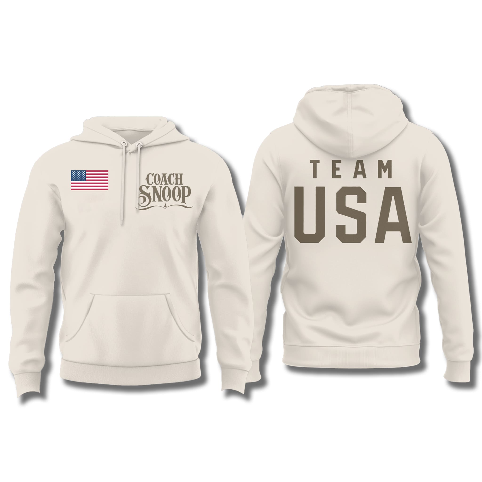 Coach Snoop Team USA 2026 Milano Cortina Hoodie Coach Snoop Team USA 2026 Milano Cortina Hoodie