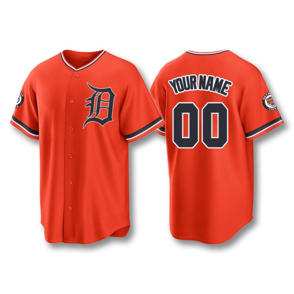 Tigers ユニフォーム R.BASS 44 Detroit Tigers 2026 Alternate Jersey Orange & Navy