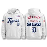 Detroit Tigers America 250 Birthday Hoodie