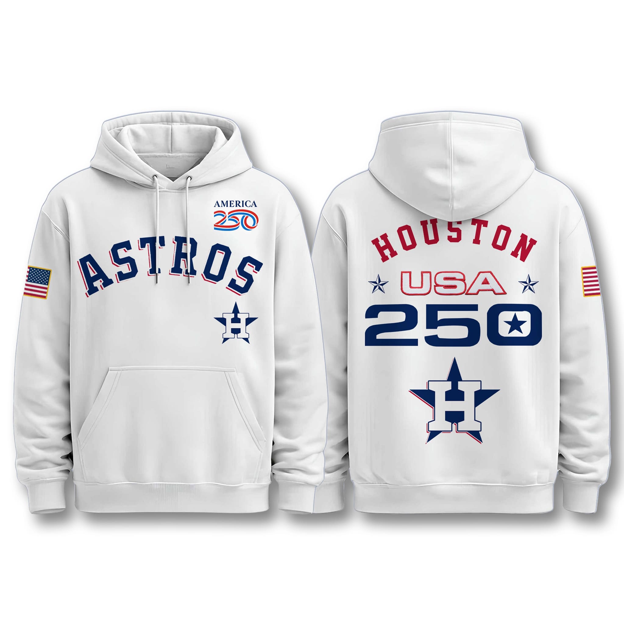 Houston Astros America 250 Birthday Hoodie 1 Houston Astros America 250 Birthday Hoodie 1
