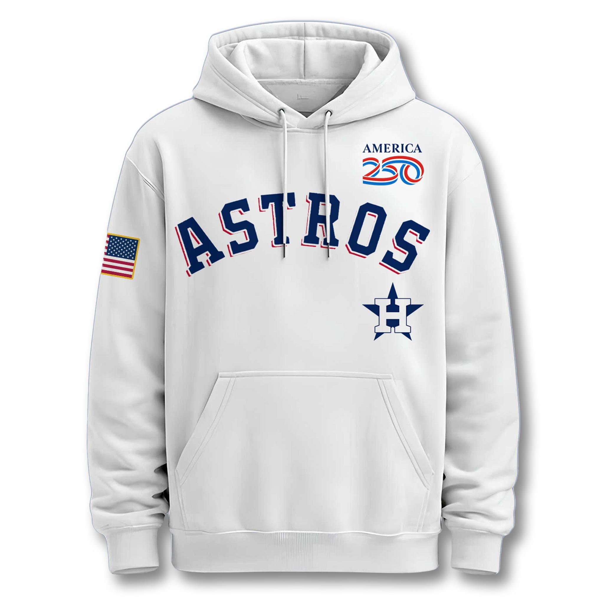 Houston Astros America 250 Birthday Hoodie 3 Houston Astros America 250 Birthday Hoodie 3