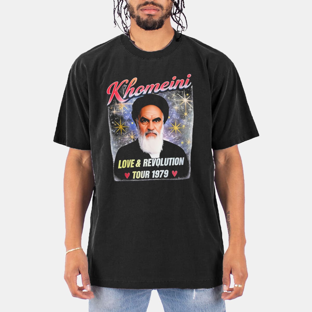 Khomeini Love & Revolution Tour 1979 Shirt 4 Khomeini Love Revolution Tour 1979 Shirt 3