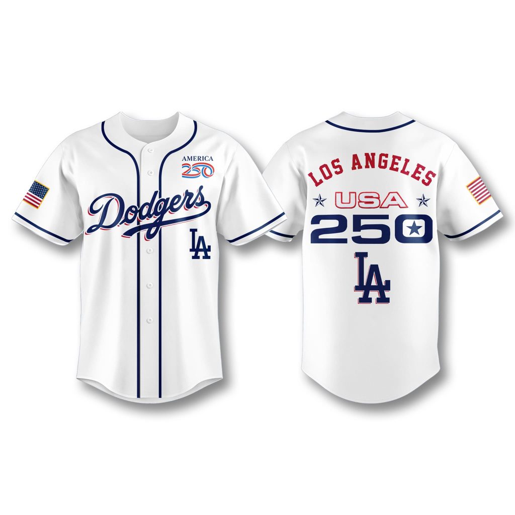 Los Angeles Dodgers America 250 Birthday Jersey 2026