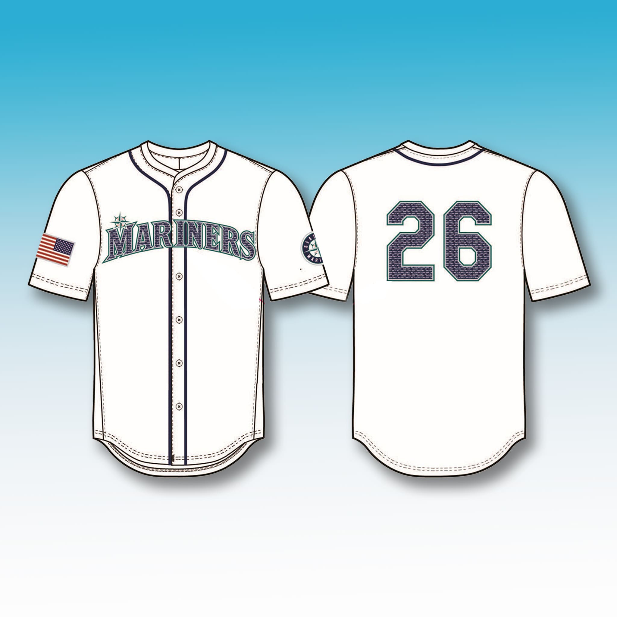 Mariners Salute to Armed Forces Jersey Giveaway 2026 2 Mariners Salute to Armed Forces Jersey Giveaway 2026 2