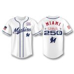 Miami Marlins America 250 Birthday Jersey 2026