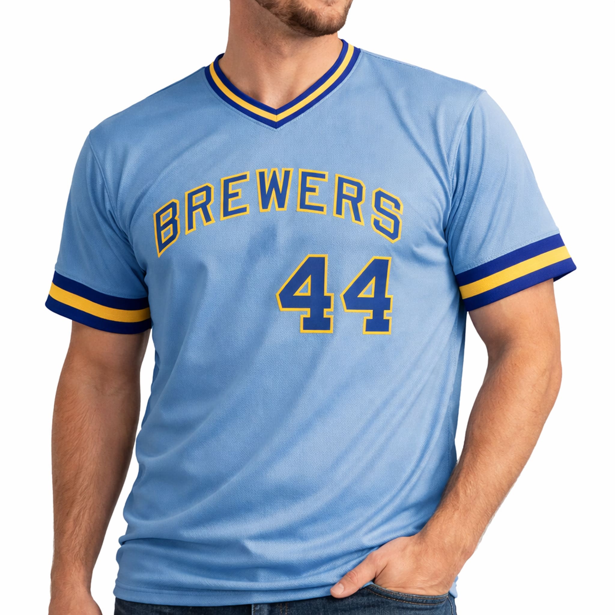 2026 Milwaukee Brewers Hank Aaron Jersey Giveaway 3 Milwaukee Brewers Hank Aaron Jersey Giveaway 2026
