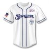 Milwaukee Brewers USA 250th Birthday Jersey 3