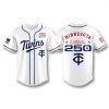 Minnesota Twins USA 250th Birthday Jersey 1