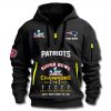 Patriots 7 time Super Bowl Champions Quarter Zip Hoodie 2