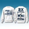 Seahawks 2 time Super Bowl Champs T Shirt 2