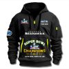 Seahawks 2025 Super Bowl Champions Quarter Zip Hoodie