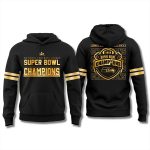Seahawks 2026 Super Bowl LX Black Gold Hoodie