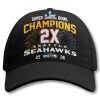 Seahawks 2x Super Bowl Champions Hat