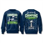 Seahawks SBLX Champions Team Signature Sweatshirt