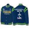 Seahawks Super Bowl LX Champions Varsity Jacket 2