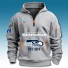 Seahawks Super Bowl LX Est 1974 Zip Hoodie