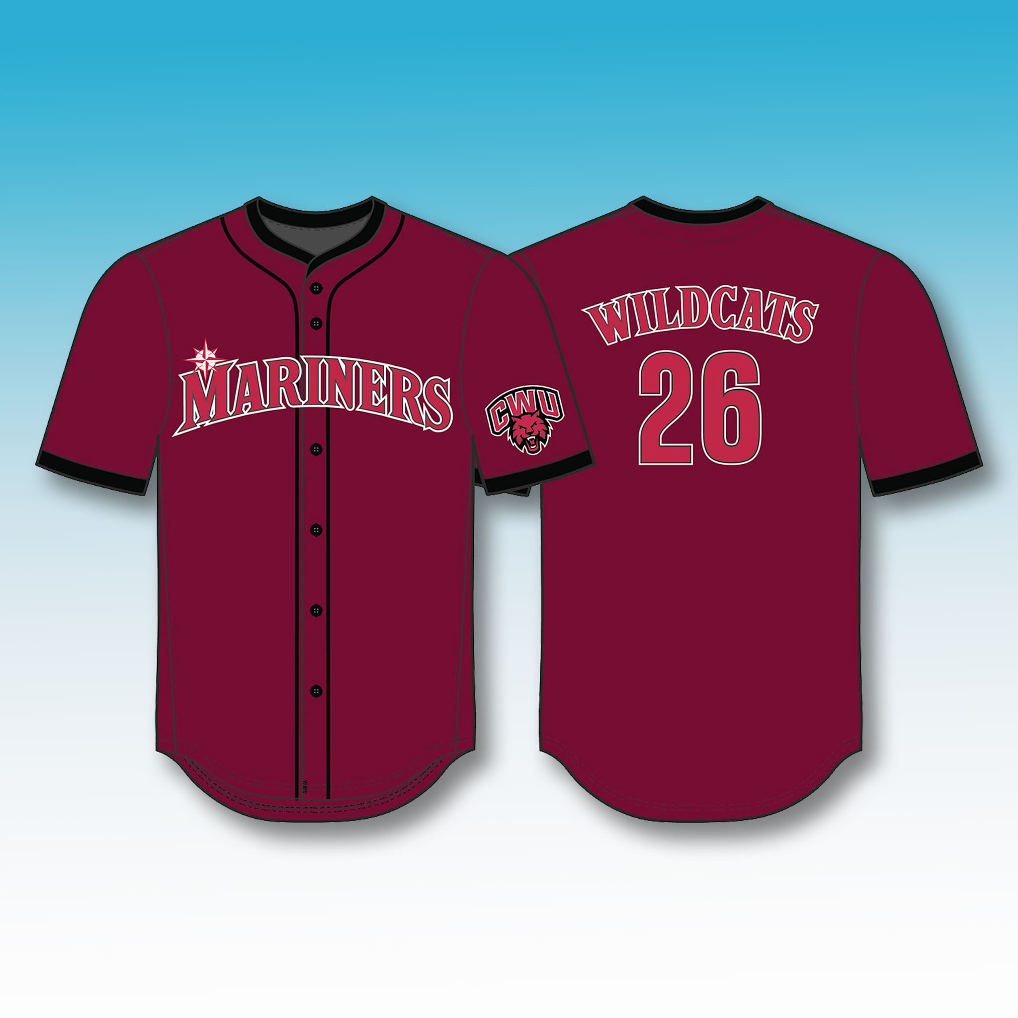 Seattle Mariners CWU Night 2026 Jersey Giveaway 2 Seattle Mariners CWU Night 2026 Jersey Giveaway 2