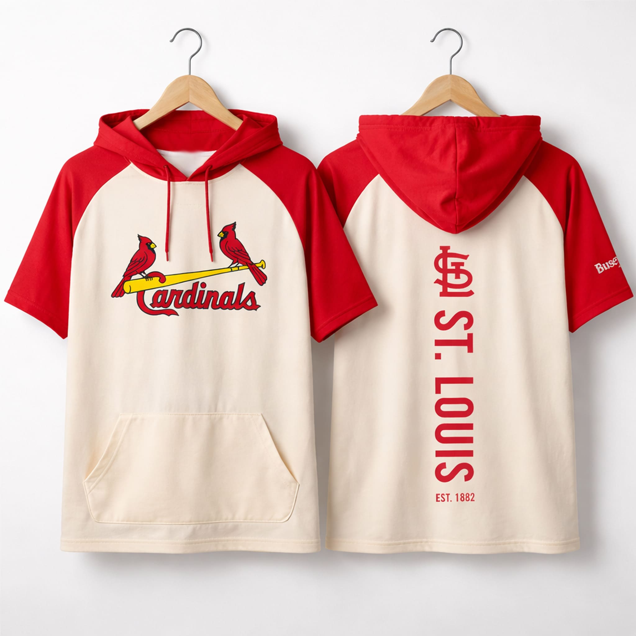 2026 St Louis Cardinals Short-Sleeve Hoodie Giveaway 1 St Louis Cardinals Short Sleeve Hoodie Giveaway 2026