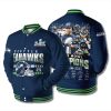 Super Bowl LX Champions Seahawks Baseball Jacket 1