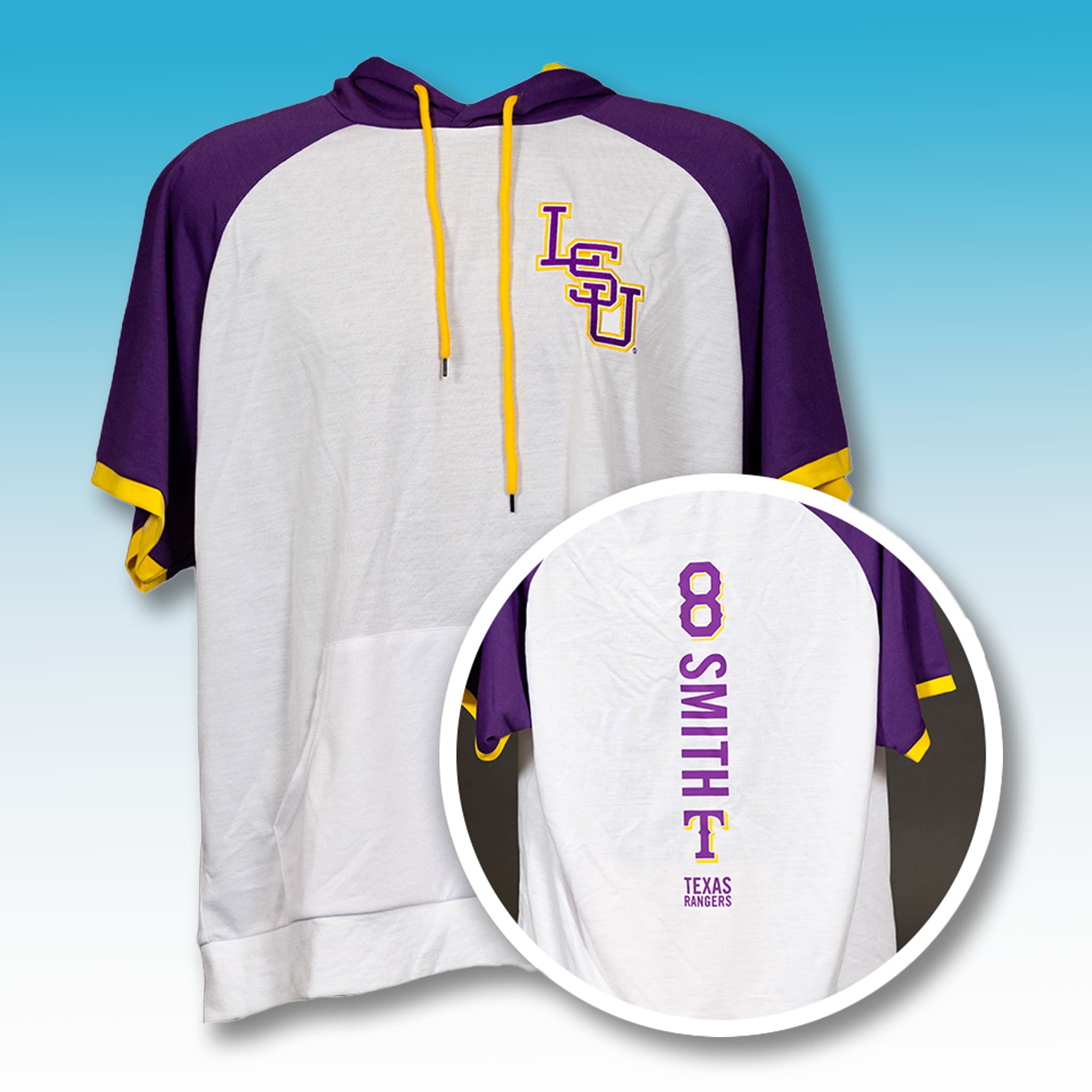 2026 Texas Rangers LSU Tiger Hoodie Giveaway 2 Texas Rangers LSU Tiger Hoodie Giveaway 2026 2