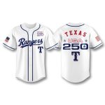 Texas Rangers USA 250th Birthday Jersey