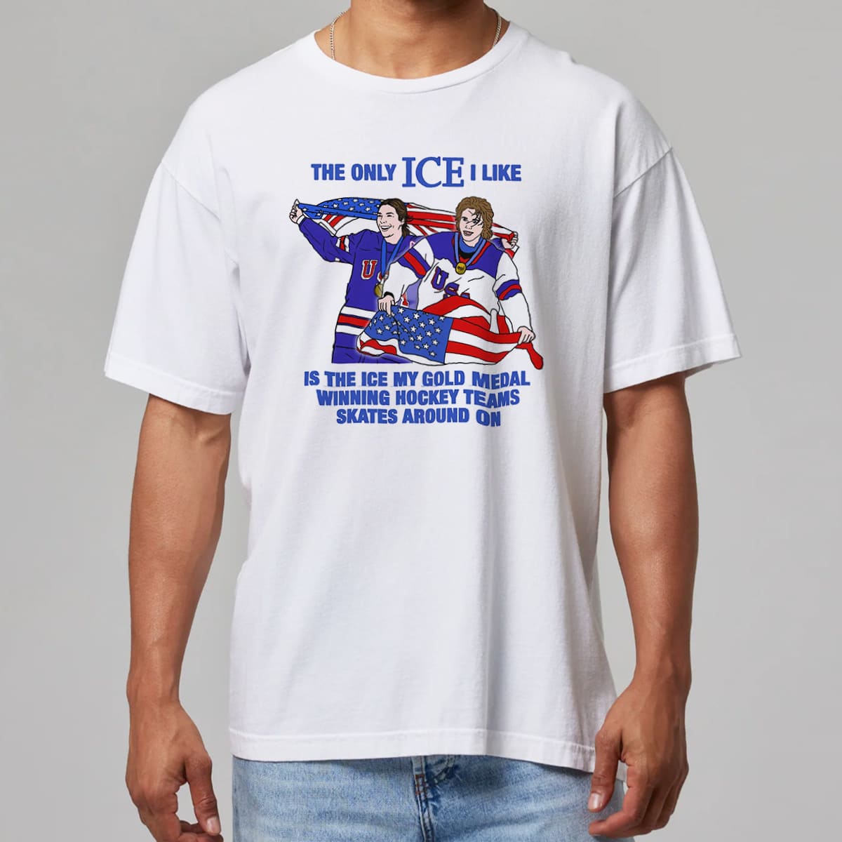 The Only Ice I Like Is The Ice My Gold Medal Winning Hockey Teams Shirt 2 The Only Ice I Like Is The Ice My Gold Medal Winning Hockey Teams Shirt 3
