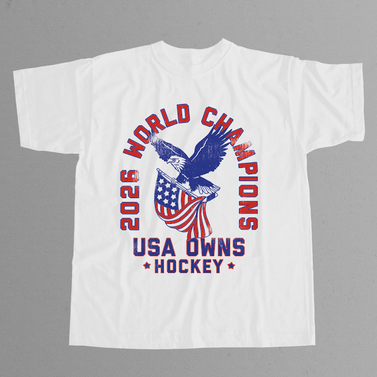 USA Hockey 2026 World Champions Vintage Shirt 2 USA Hockey 2026 World Champions Vintage Shirt 4