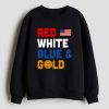 USA Team 2026 Red White Blue Gold Shirt 12