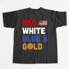 USA Team 2026 Red White Blue Gold Shirt 9
