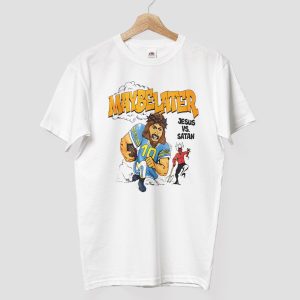 Jared McCain Maybe Later Jesus vs Satan Shirt 14