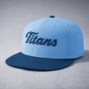 2026 Titans Blue Script Hat Snapback 3