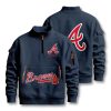 Atlanta Braves Custom Quarter Zip Sweatshirt 7 Atlanta Braves Custom Quarter Zip Sweatshirt