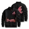 Atlanta Braves Custom Quarter Zip Sweatshirt 5 Atlanta Braves Custom Quarter Zip Sweatshirt 2