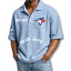 Blue Jays EST 1977 Waffle Polo Shirt 3