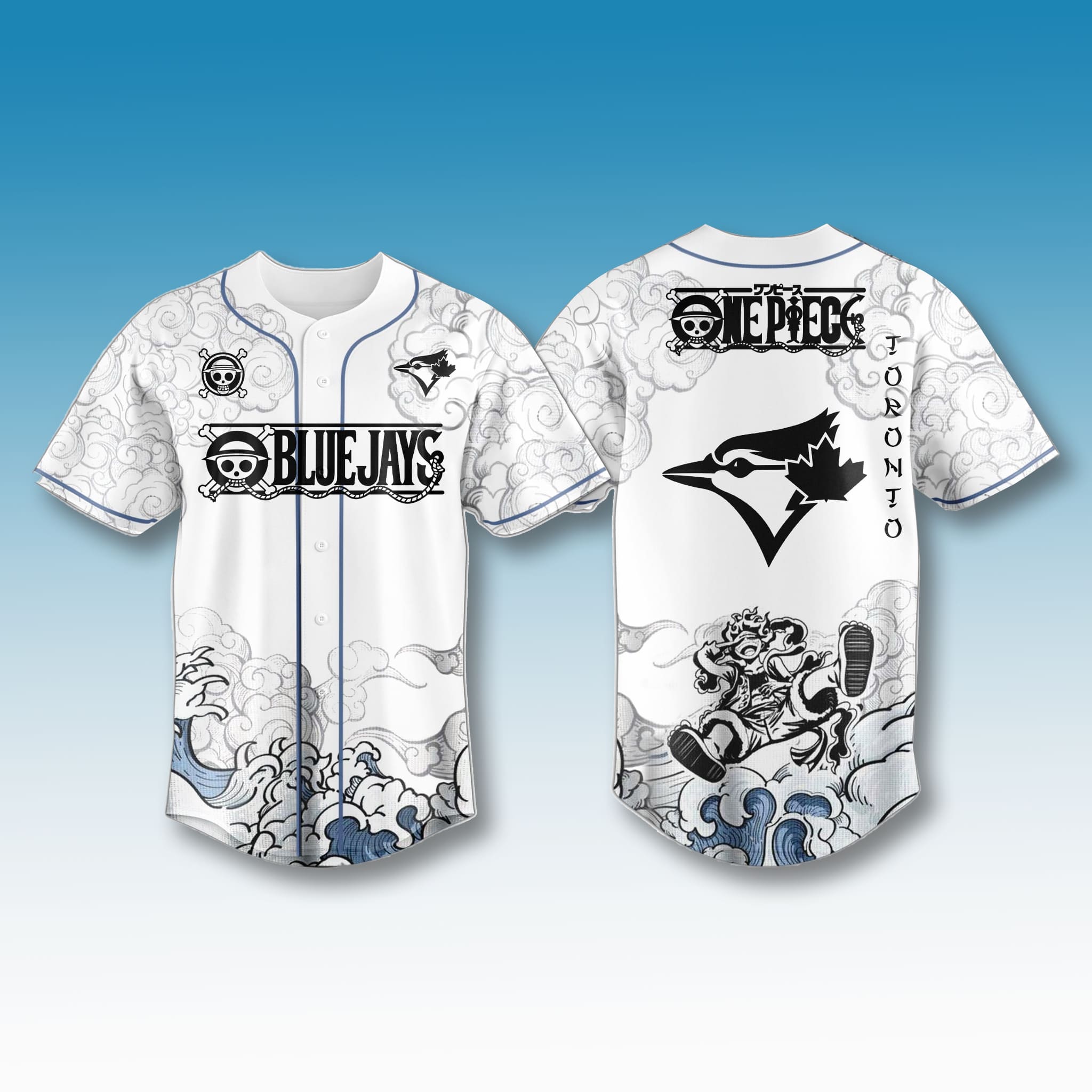 Blue Jays One Piece Luffy 2026 Jersey Blue Jays One Piece Luffy 2026 Jersey