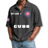 Chicago Cubs EST 1876 Waffle Polo Shirt 6 Chicago Cubs EST 1876 Waffle Polo Shirt 3