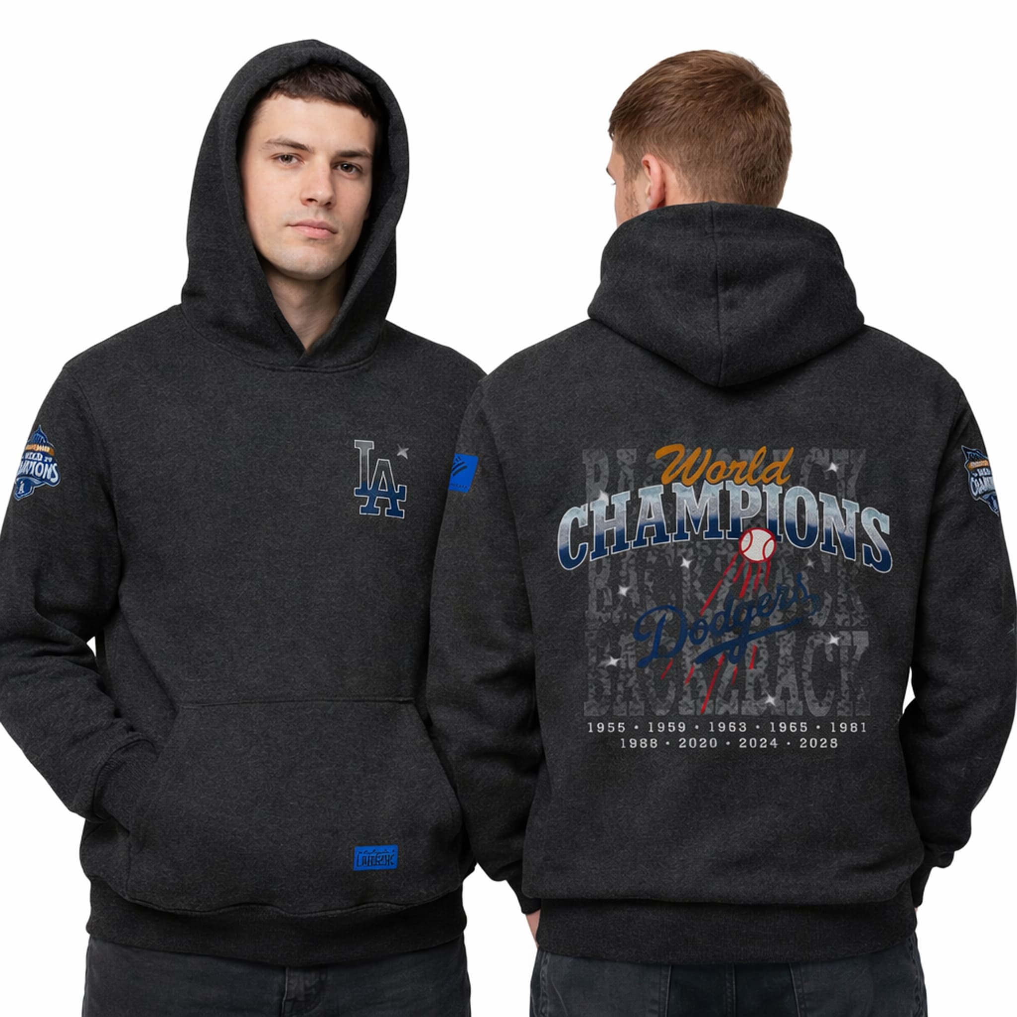 Dodgers Back-to-Back World Champions Hoodie Giveaway 2026 1 Dodgers Back to Back World Champions Hoodie Giveaway 2026 1