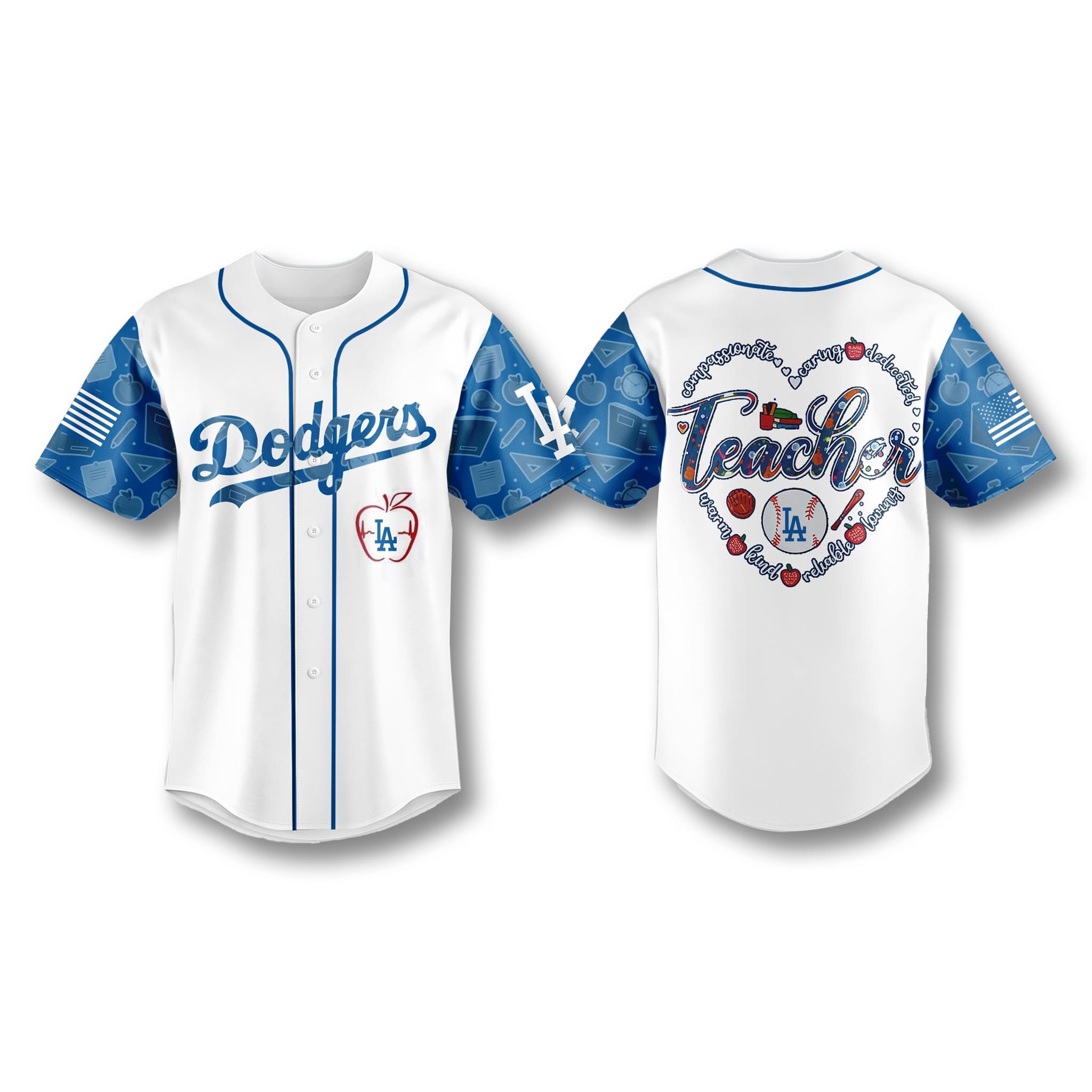 Dodgers Teacher Night 2026 Baseball Jersey 1 Dodgers Teacher Night 2026 Baseball Jersey 1