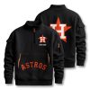 Houston Astros Custom Quarter Zip Sweatshirt