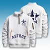 Houston Astros Custom Quarter Zip Sweatshirt 3